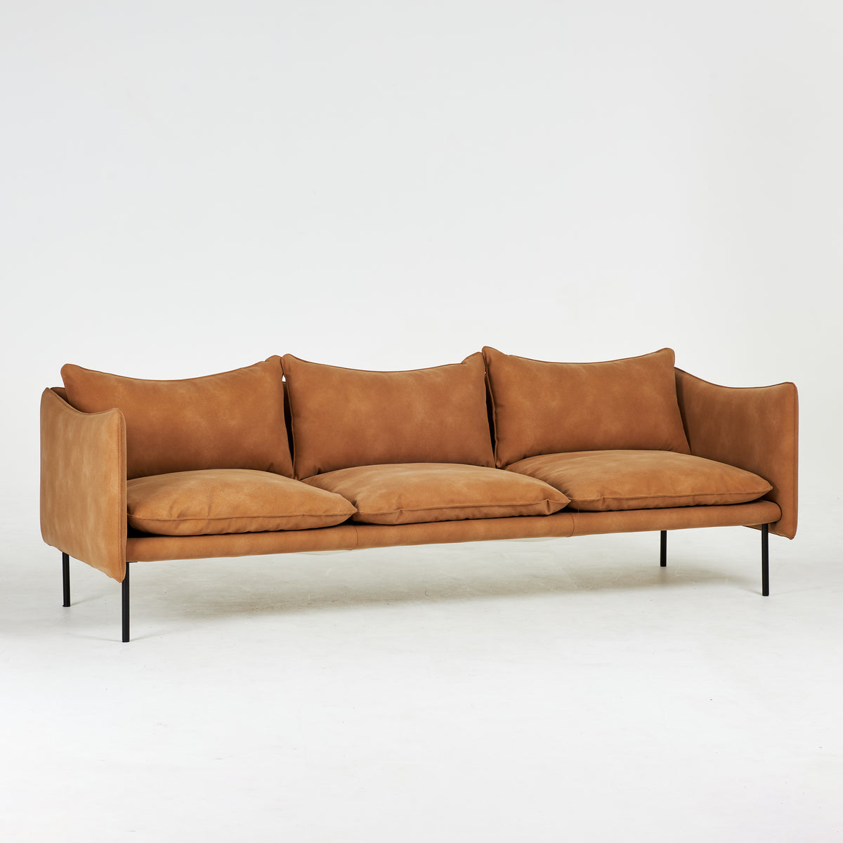 Andreas Engesvik Tiki Brown Sofa for Fogia, Sweden