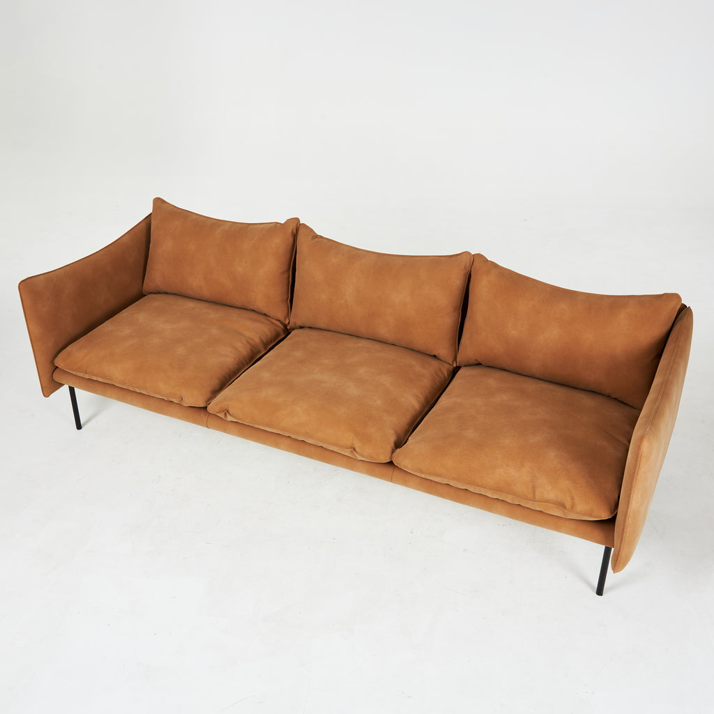 Andreas Engesvik Tiki Brown Sofa for Fogia, Sweden