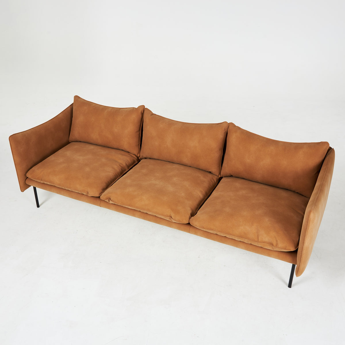 Andreas Engesvik Tiki Brown Sofa for Fogia, Sweden