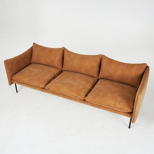 Andreas Engesvik Tiki Brown Sofa for Fogia, Sweden