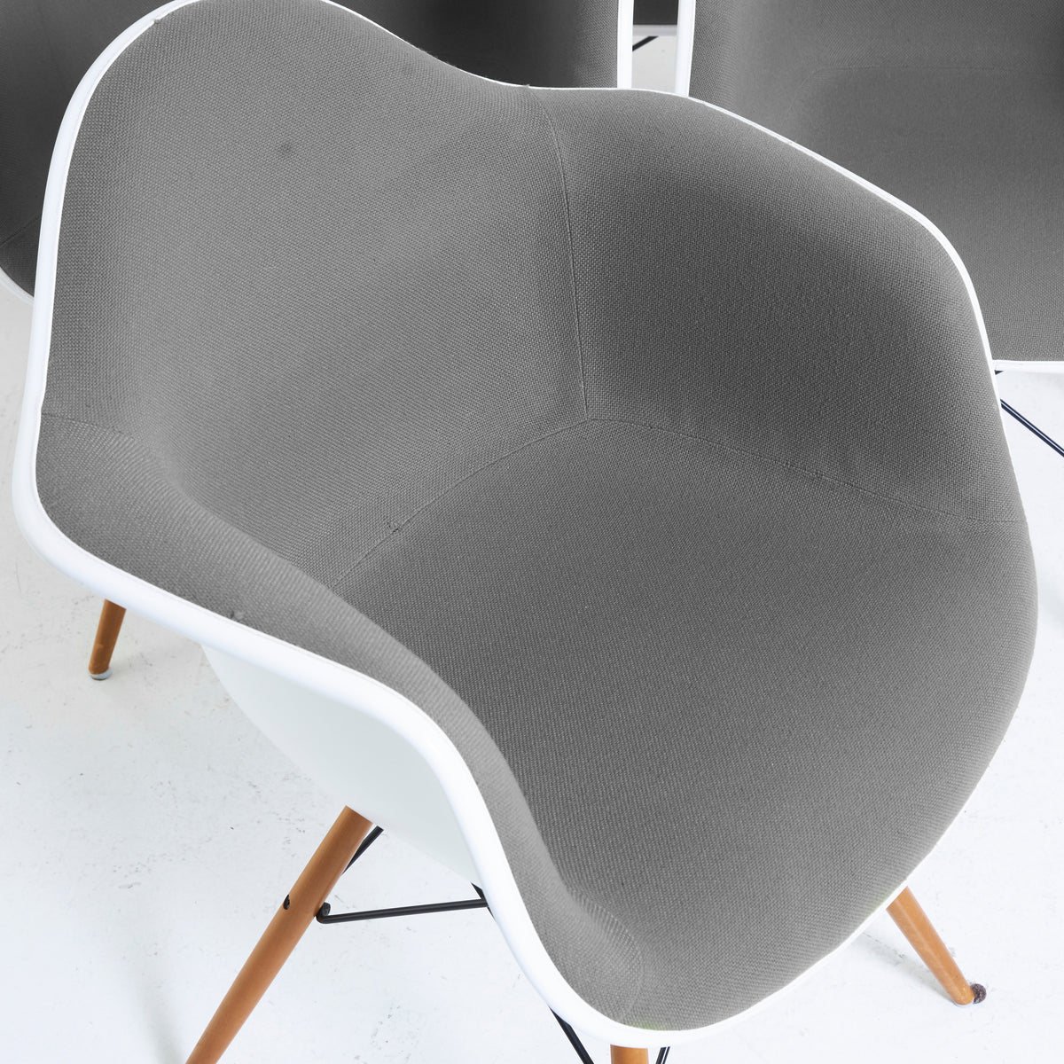 Charles & Ray Eames Eames Plastic Armchairs DAW for Vitra, Set of 10