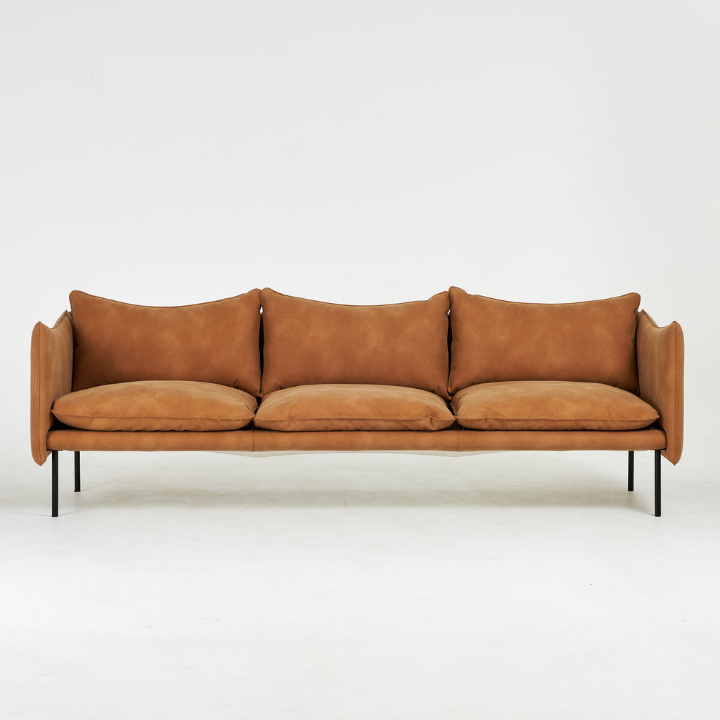 Andreas Engesvik Tiki Brown Sofa for Fogia, Sweden