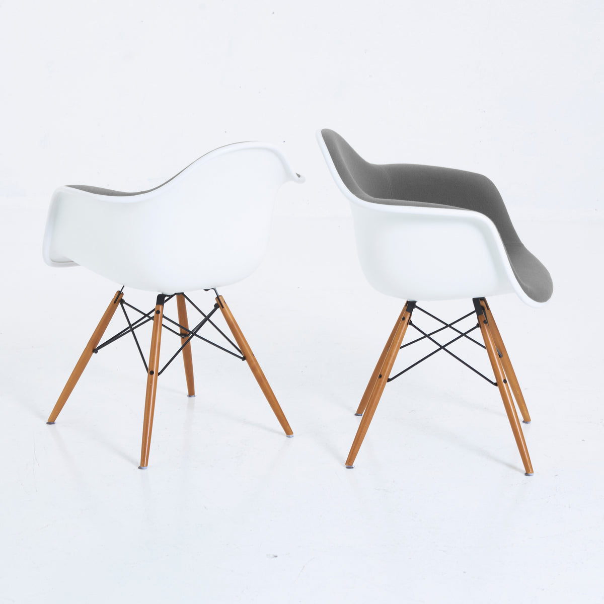 Charles & Ray Eames Eames Plastic Armchairs DAW for Vitra, Set of 10