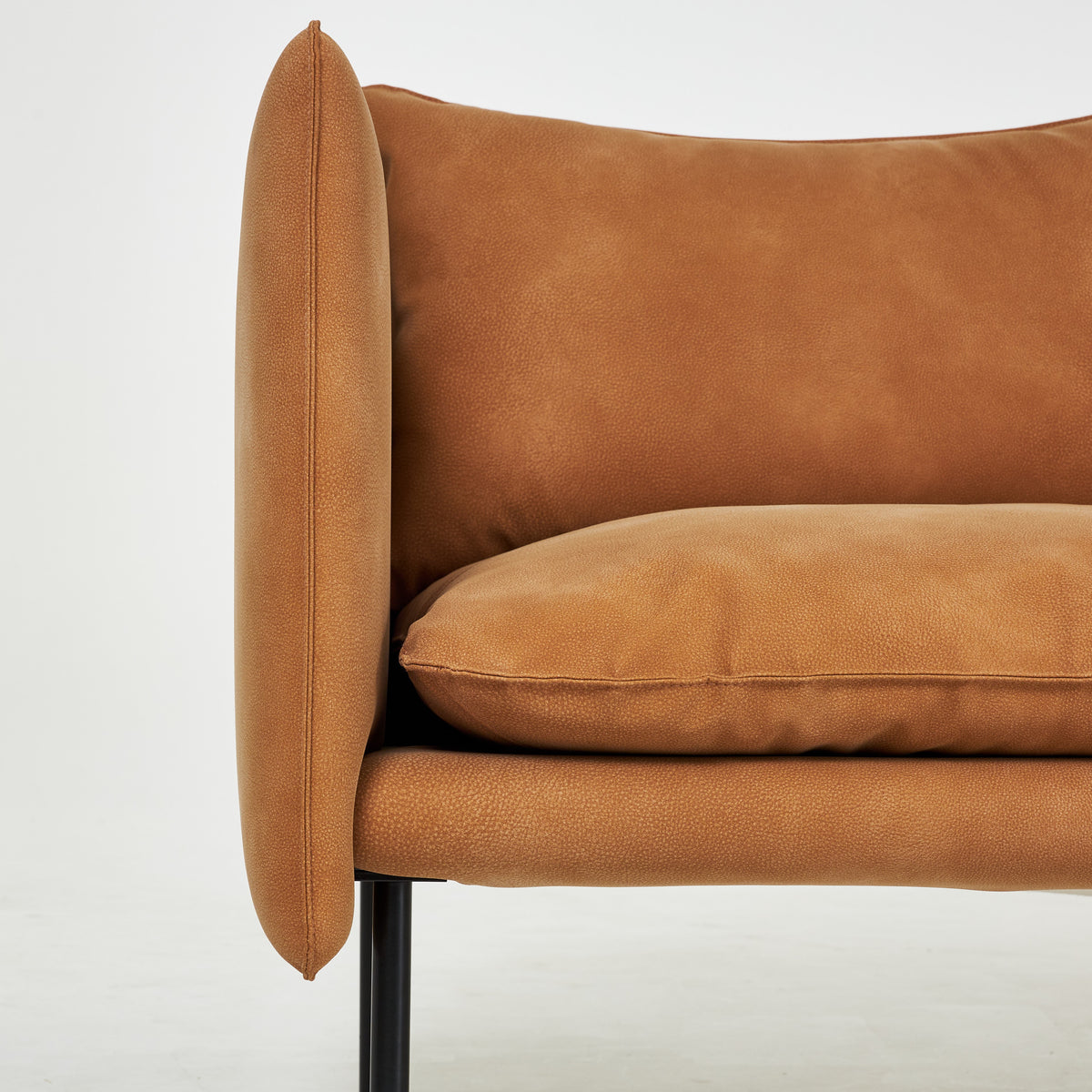 Andreas Engesvik Tiki Brown Sofa for Fogia, Sweden