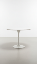 Tulip Table in White Marble